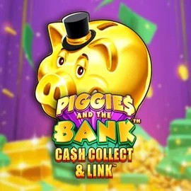Piggies And The Bank Cash Collect &amp; Link slot logo by Origins at Katanaspin Casino