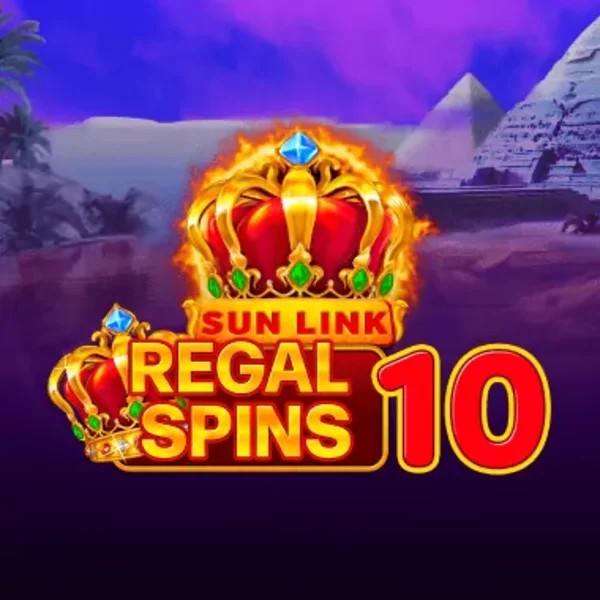Regal Spins 10 by PatePlay, showcased at katanasspin.uk – game logo